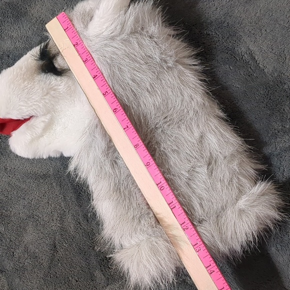 Alpaca Hand Stage Puppet White by Monkey Merchant - Picture 7 of 8